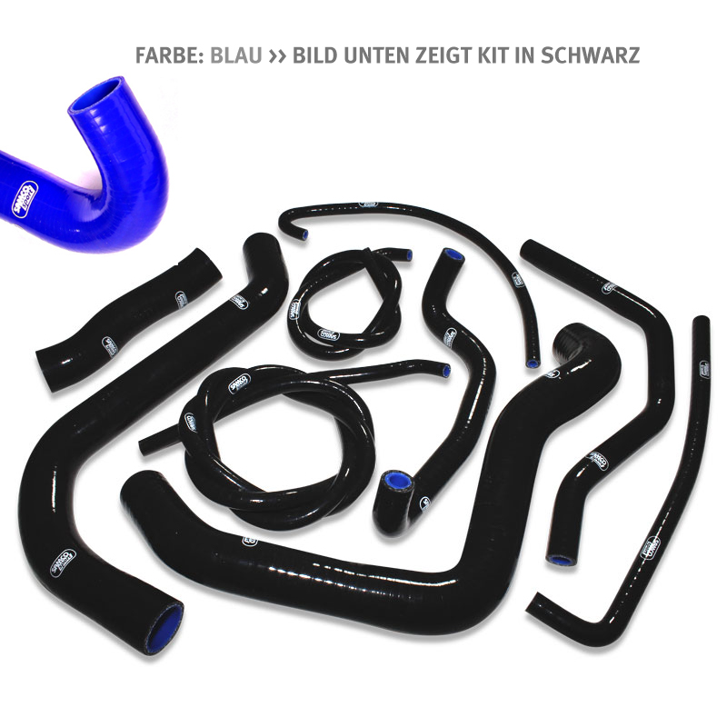 SAMCO SPORT Silicone Hose Kit Blue for Suzuki GSX-S 750Z Model Year 2017-2024