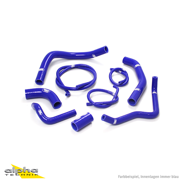 SAMCO SPORT Silicone Hose Kit Blue for Kawasaki Z1000 Model Year 2010-2013