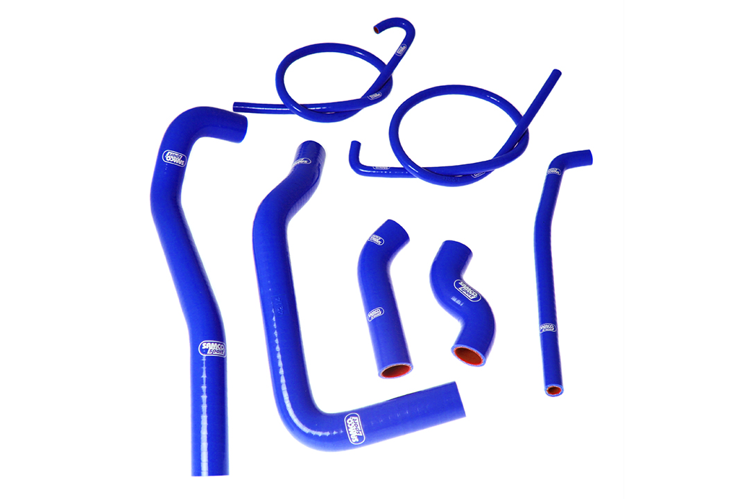 SAMCO SPORT Silicone Hose Kit blue for Kawasaki ZXR750 Model Year 1990