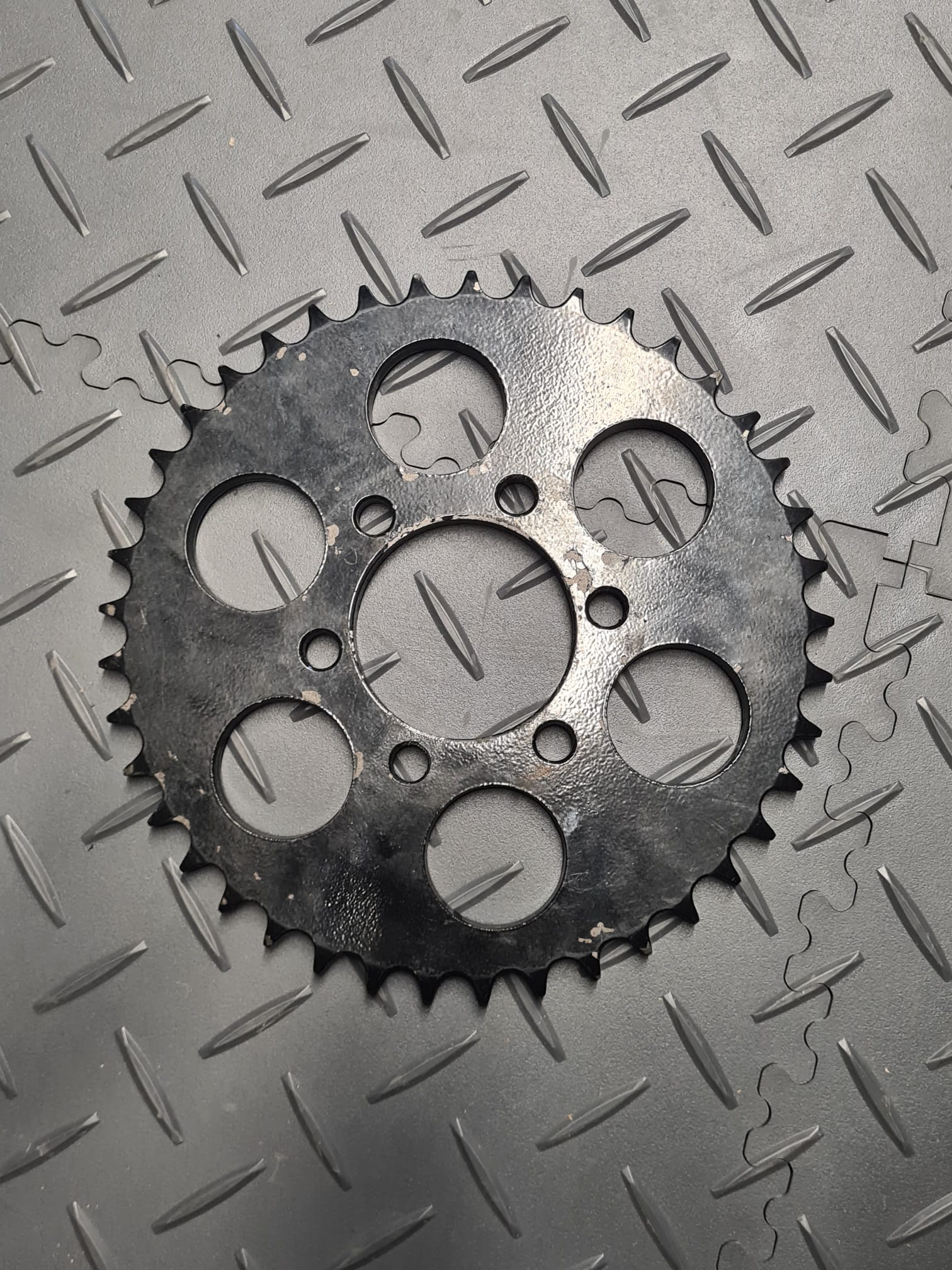 rear sprocket steel, 41 teeth, pitch 530