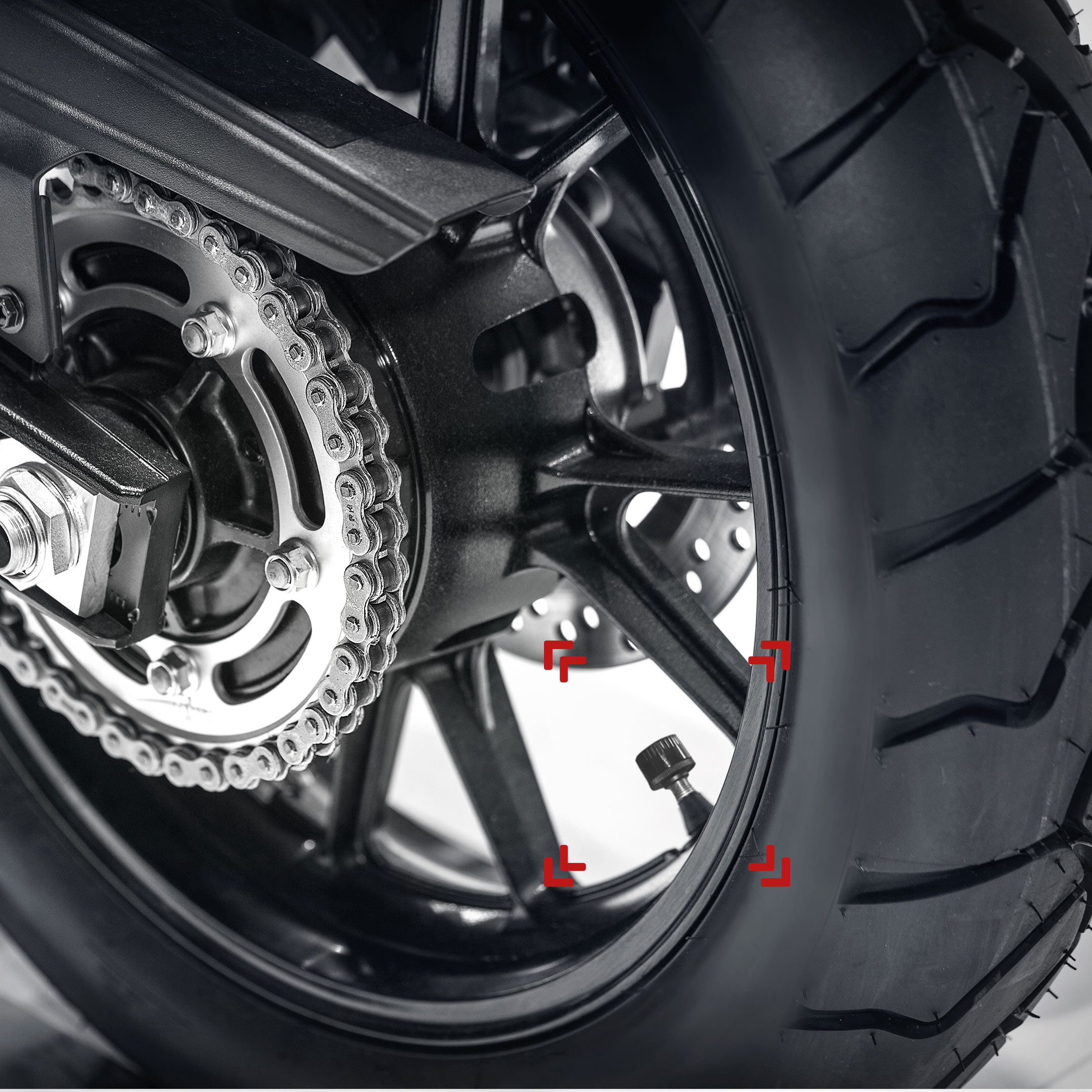 RideLink TPMS Bluetooth-tire pressure monitoring system for motorcycle