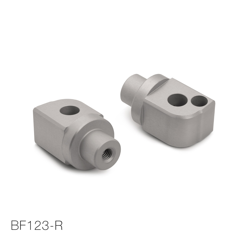 Barracuda BRACKET KIT Footpeg Adapters for Pillion Footpegs for BMW F 900 R
