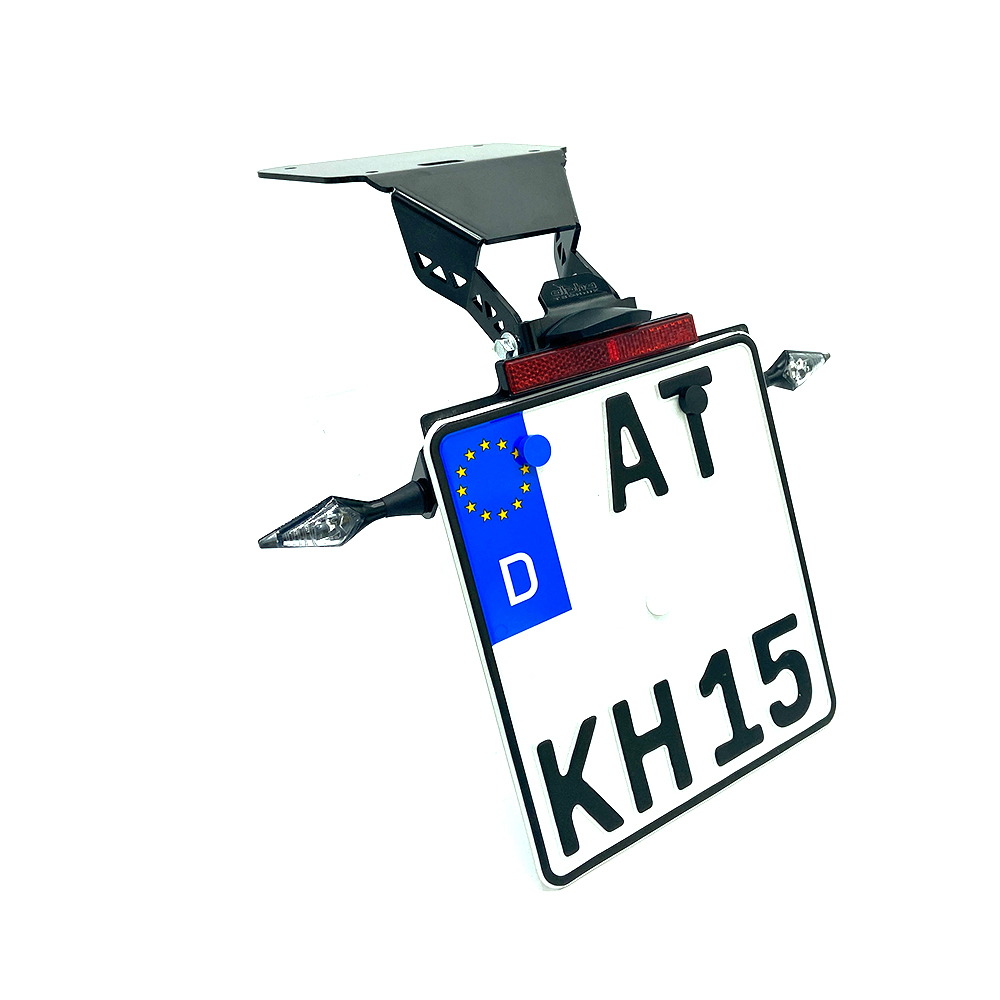 alpha Technik Number Plate Holder for Yamaha YZF-R3 / YZF-R3A / MT-03 / MTN320-A Model Year 2015-