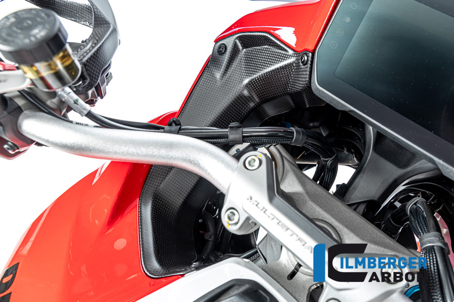 Ilmberger Carbon left side L/S Cover next to the Cockpit, Matt, Ducati Multistrada V4 2020-