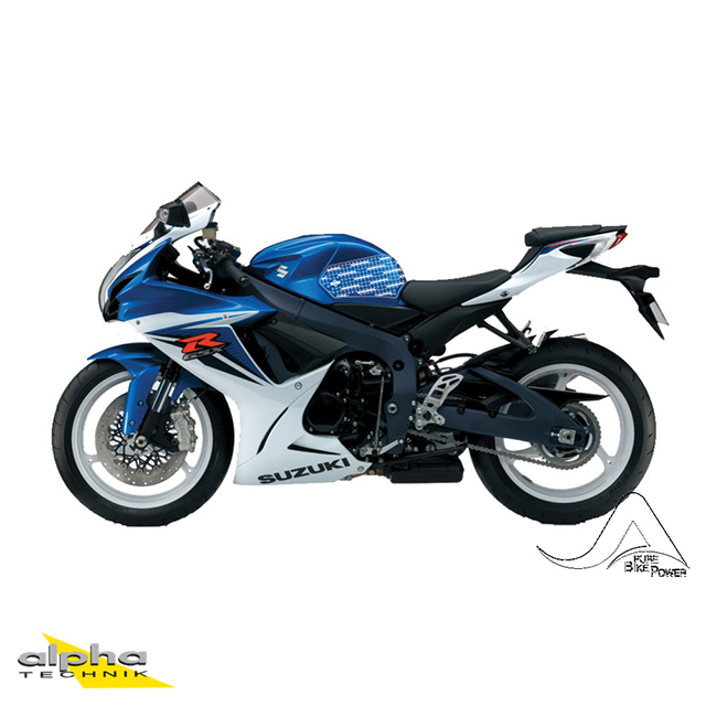 Stompgrip black, Volcano, for Suzuki GSXR600, 750, 2011-2025