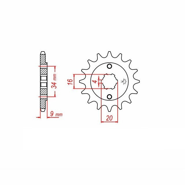 DID chainn Kit with 520ZVM-X chain, Gold Colour, for Hyosung GT250, All Model Years