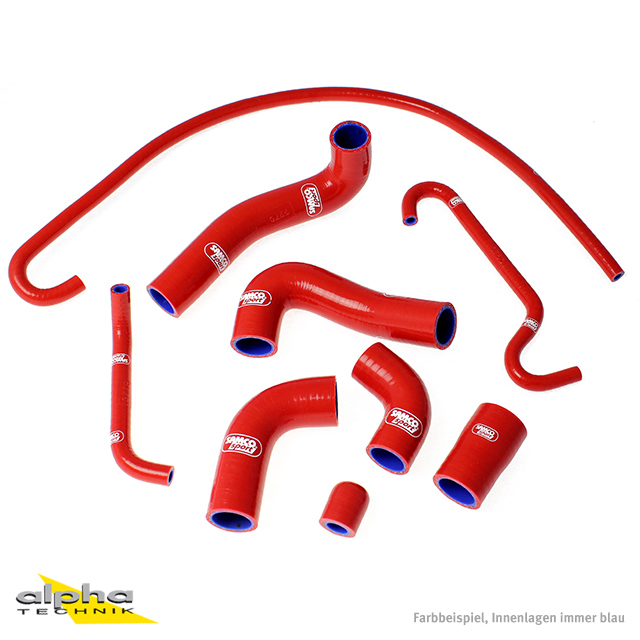 SAMCO SPORT Silicone Hose Kit red for MV Agusta F4 1000 RR RC LH44 model year 2010-2019