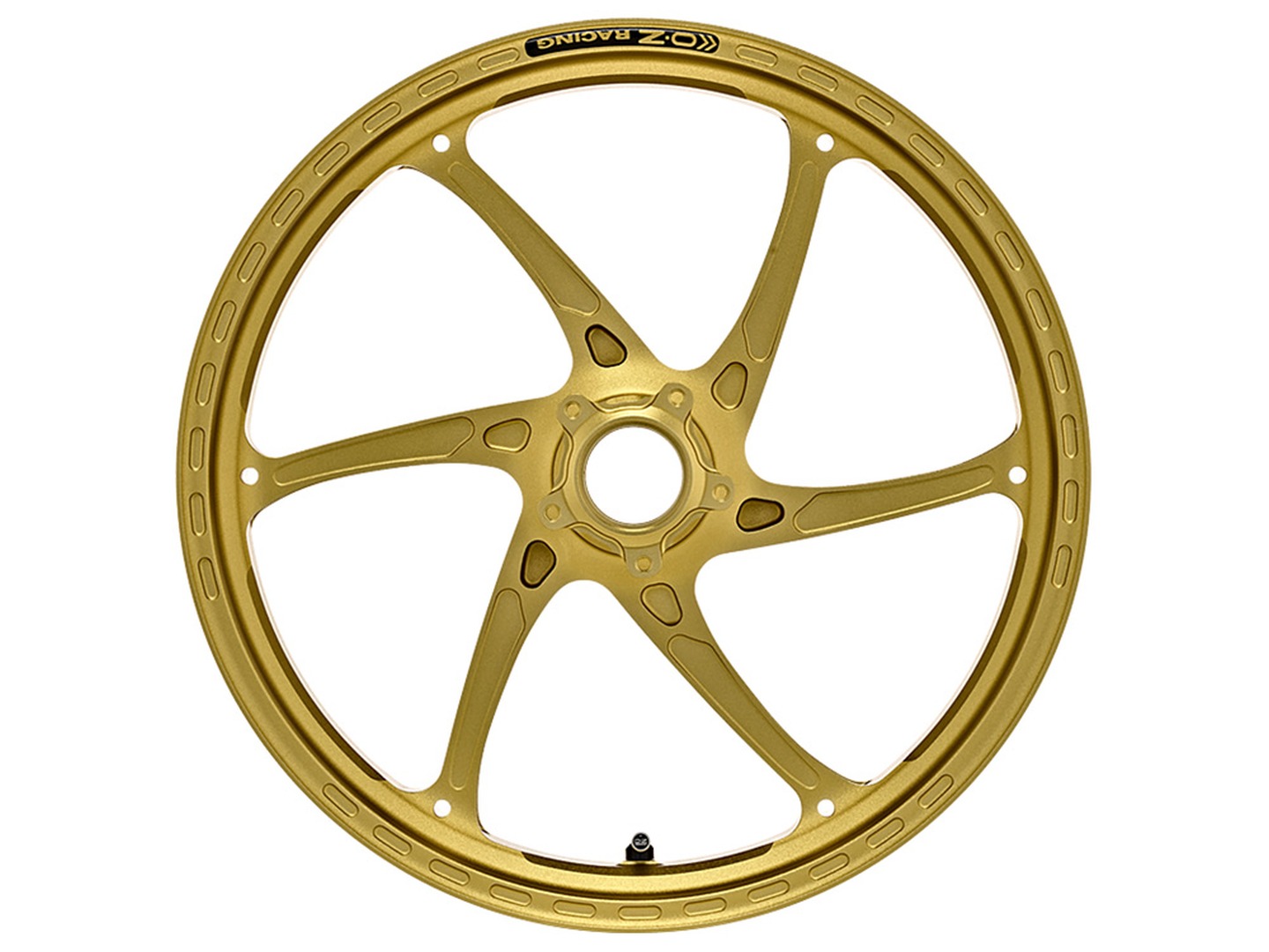 OZ Gass RS-A Aluminium forged wheel in matte gold for MV Agusta F3 675, F3 800, Brutale 675, Brutale 800 (Dragster), Rivale 800, 2011-2023