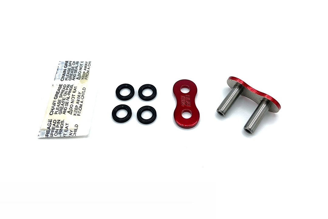 Enuma EK Chain Hollow Rivet Master Link EK 530 MVXZ2 Metallic Red