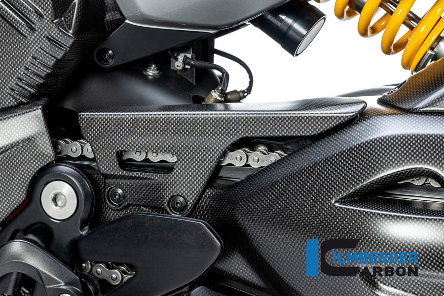 Ilmberger Carbon chainguard, matt, Ducati Diavel V4, 2023-