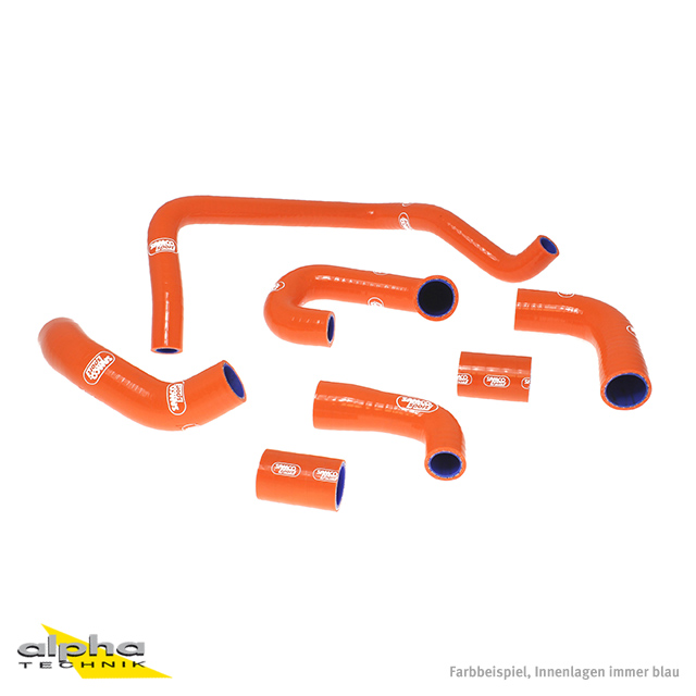 SAMCO SPORT Silicone Hose Kit Orange for KTM 990 Super Duke R Model Year 2008-2014