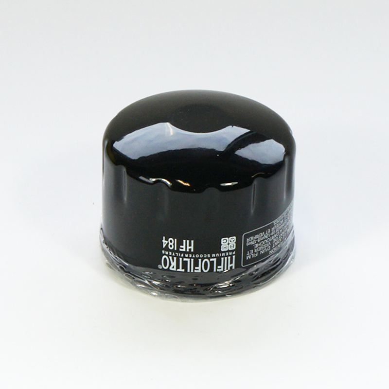 HIFLO oil filter HF184 for Maxi Scooters, including Aprilia / Benelli / Gilera / Malaguti / Peugeot / Piaggio Models