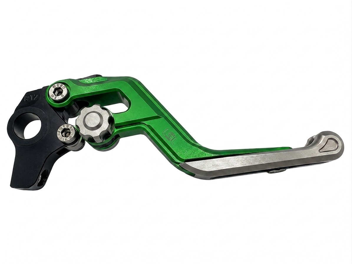LSL ERGONIA Brake Lever R21 Green/Silver/Silver