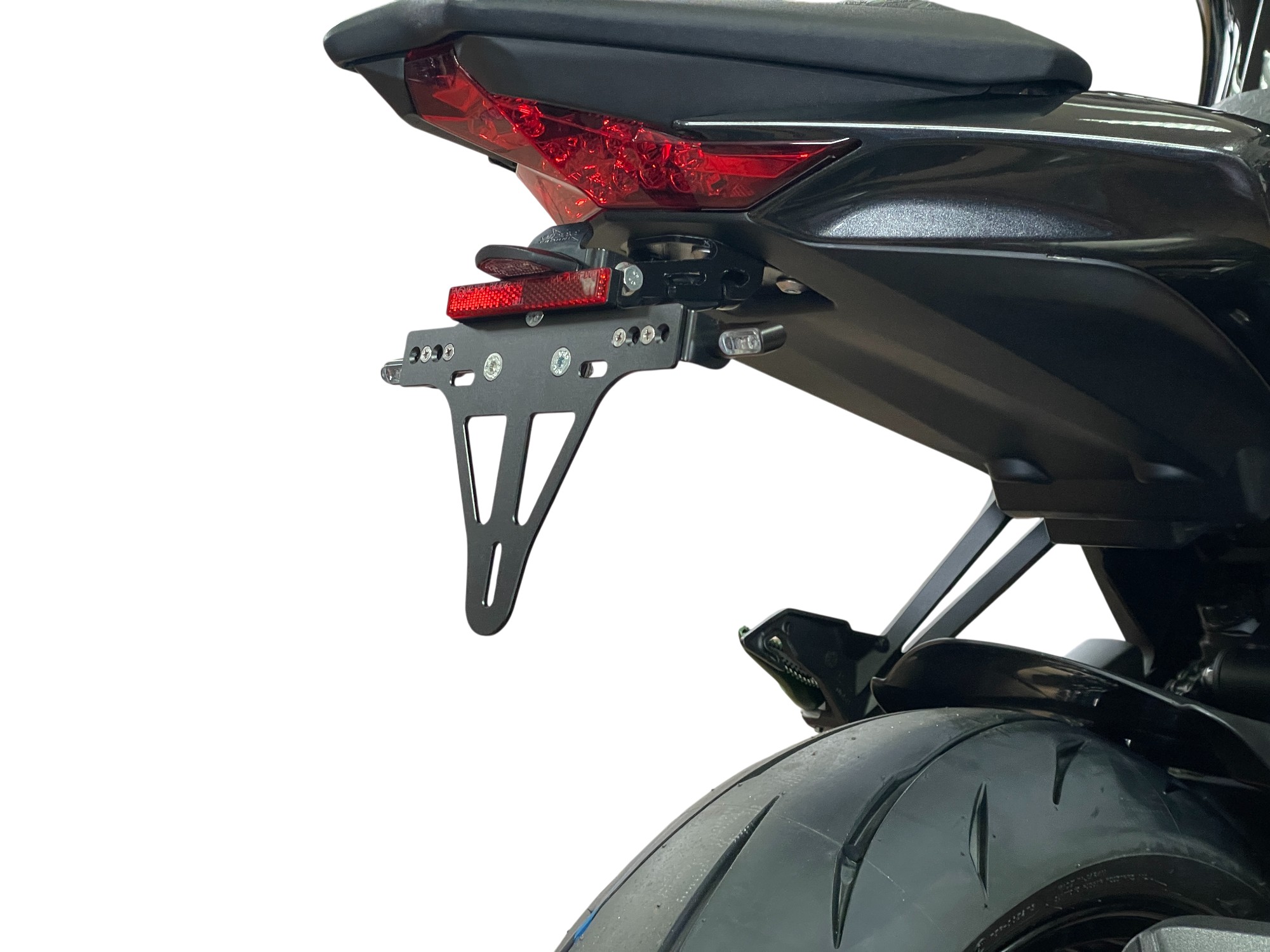 alpha Technik License Plate Holder Kawasaki Z1100 / Z1100 SE, Model Year 2025-