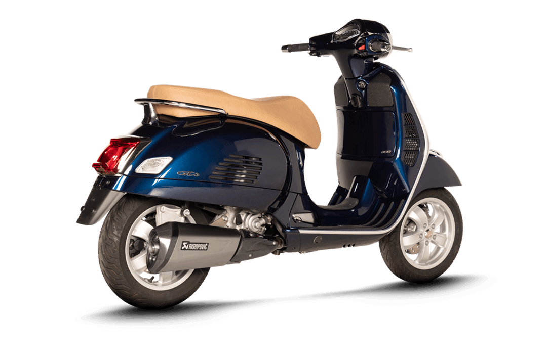 Akrapovic Slip-On Line (SS) Exhaust for Vespa GTS 300 / Sei Giorni / TECH 2021-