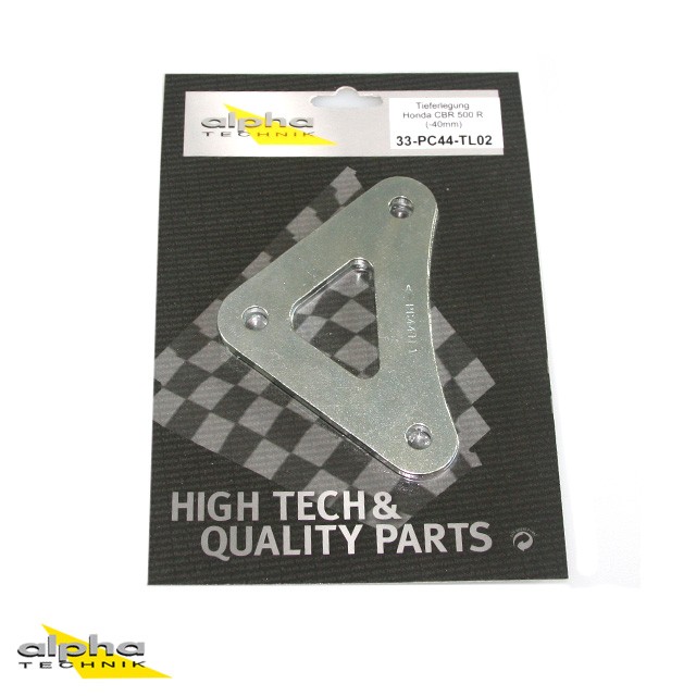 alpha Technik Lowering Kit 40mm for Honda CBR500R, CB500F, CB500X; Type PC46; Model Year 2013-