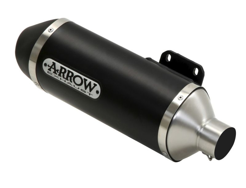 ARROW DARK URBAN Exhaust for Honda PCX 125 2018-, Black Aluminium