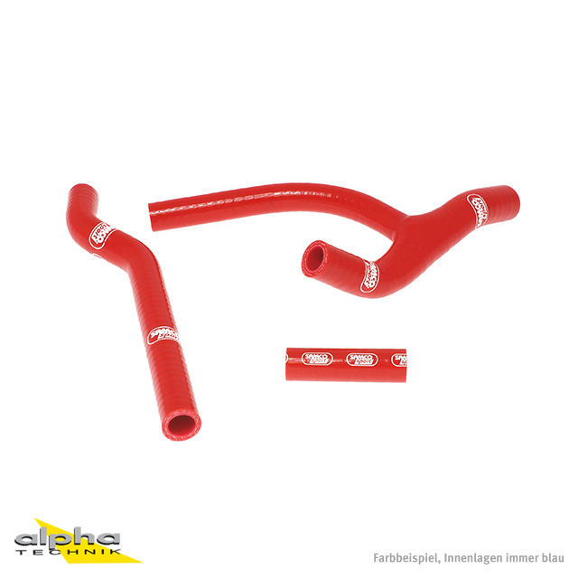SAMCO SPORT Silicone Hose Kit red for Yamaha WR250F model year 2007-2014