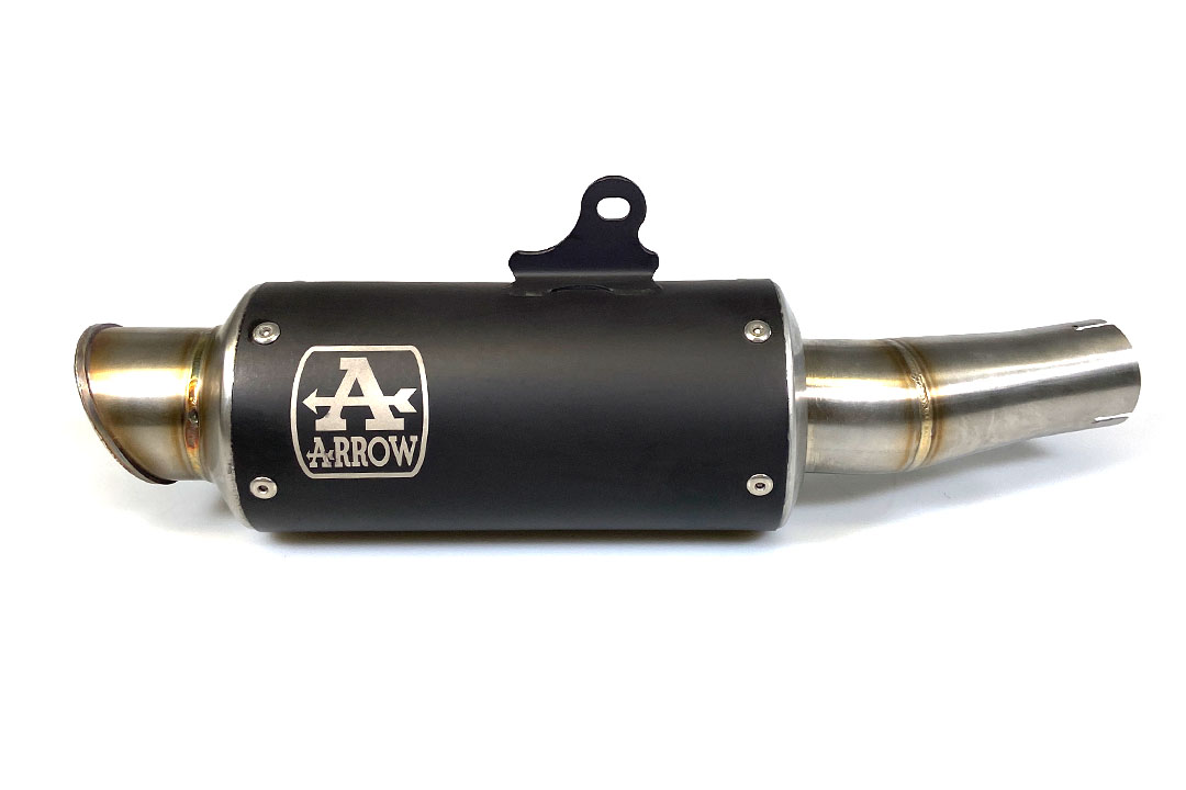 ARROW DARK GP2 Exhaust for Kawasaki Ninja 400 2018- made of Stainless Steel