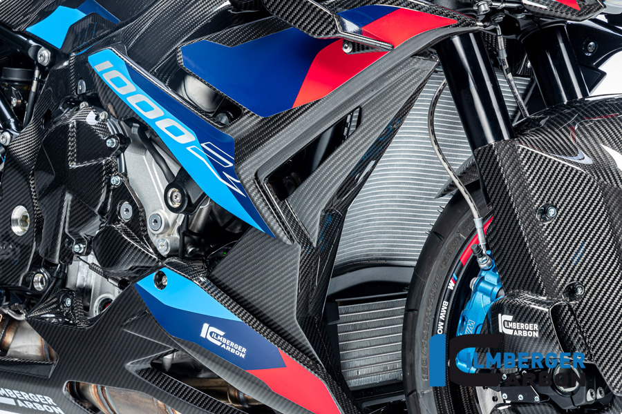 Ilmberger Carbon Radiator Cover right side R/S, Glossy, BMW M1000R 2023-