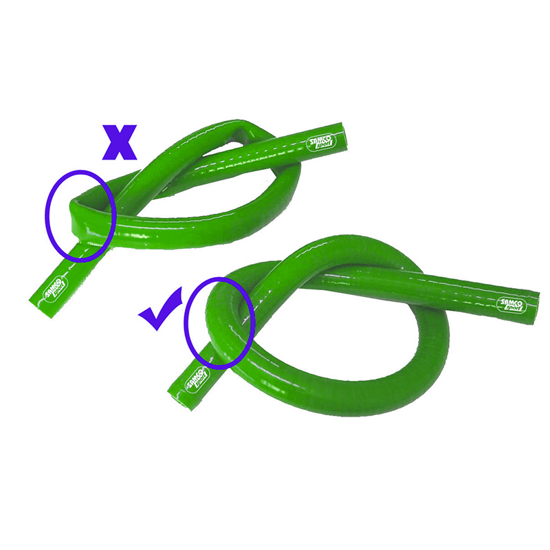 SAMCO SPORT Xtraflex Silicone Hose, Green, Inner Diameter 25 mm