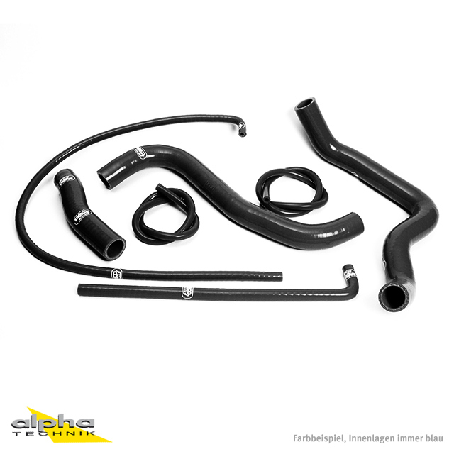 SAMCO SPORT Silicone Hose Kit black for Suzuki GSXR1000 Model Year 2007-2008