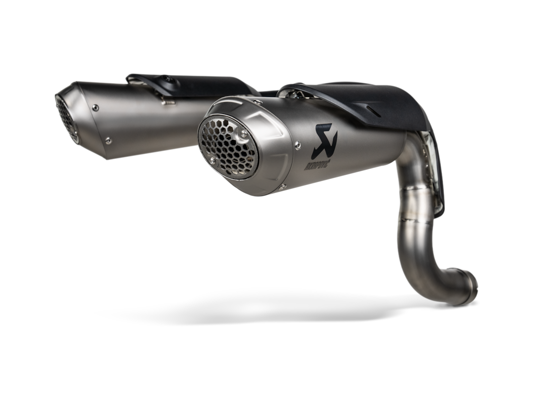Akrapovic Slip-On Line (Titanium) Exhaust for Ducati Panigale V2, Streetfighter V2 Model Year 2025-