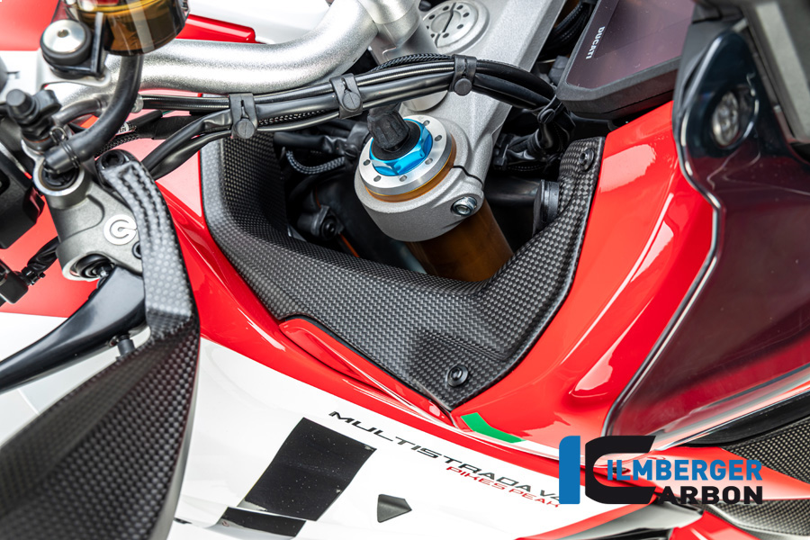 Ilmberger Carbon Cover right side R/S next to the cockpit, matte, Ducati Multistrada V4 2020-