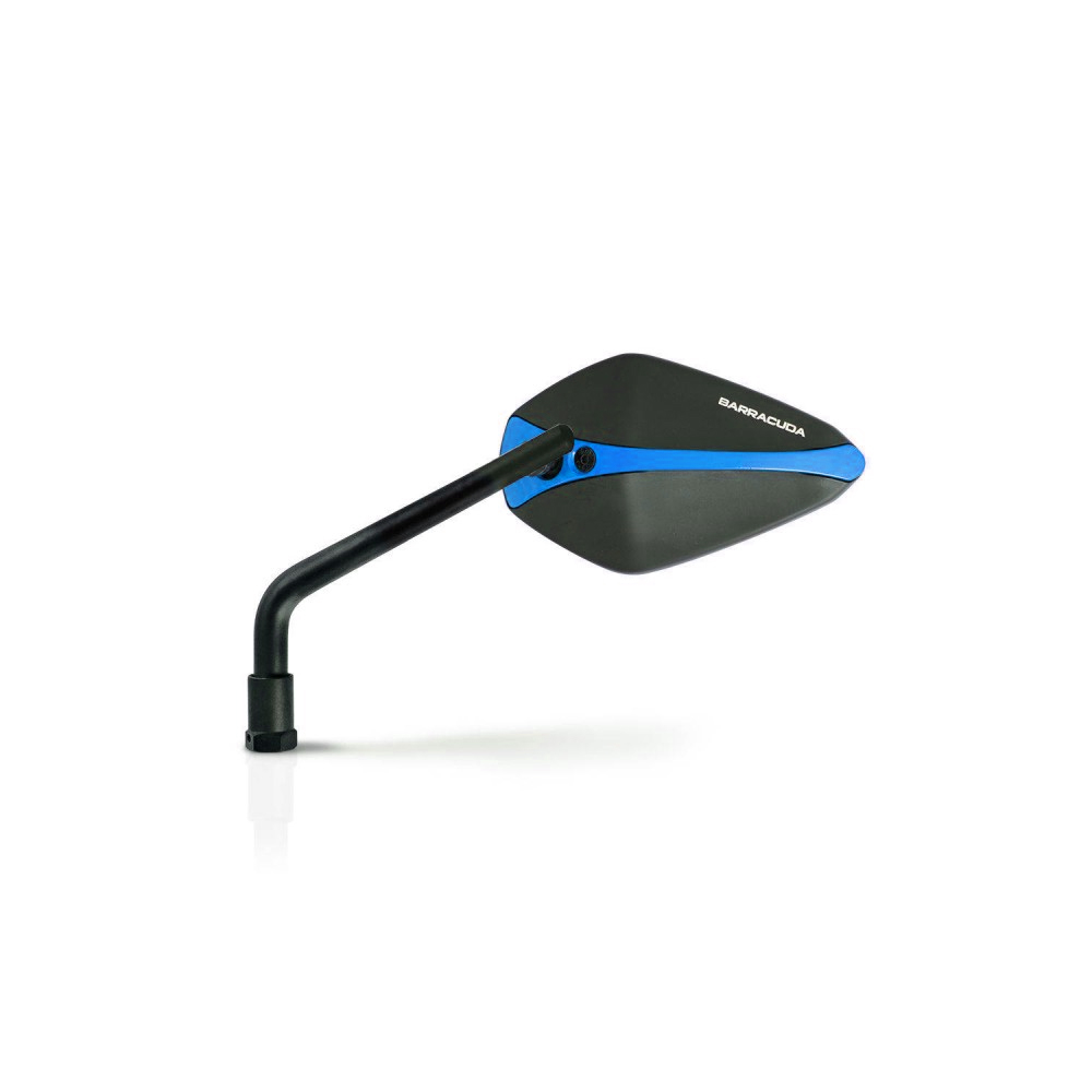 Barracuda Aluminium rear mirror Insert for A-Version Mirrors in Blue