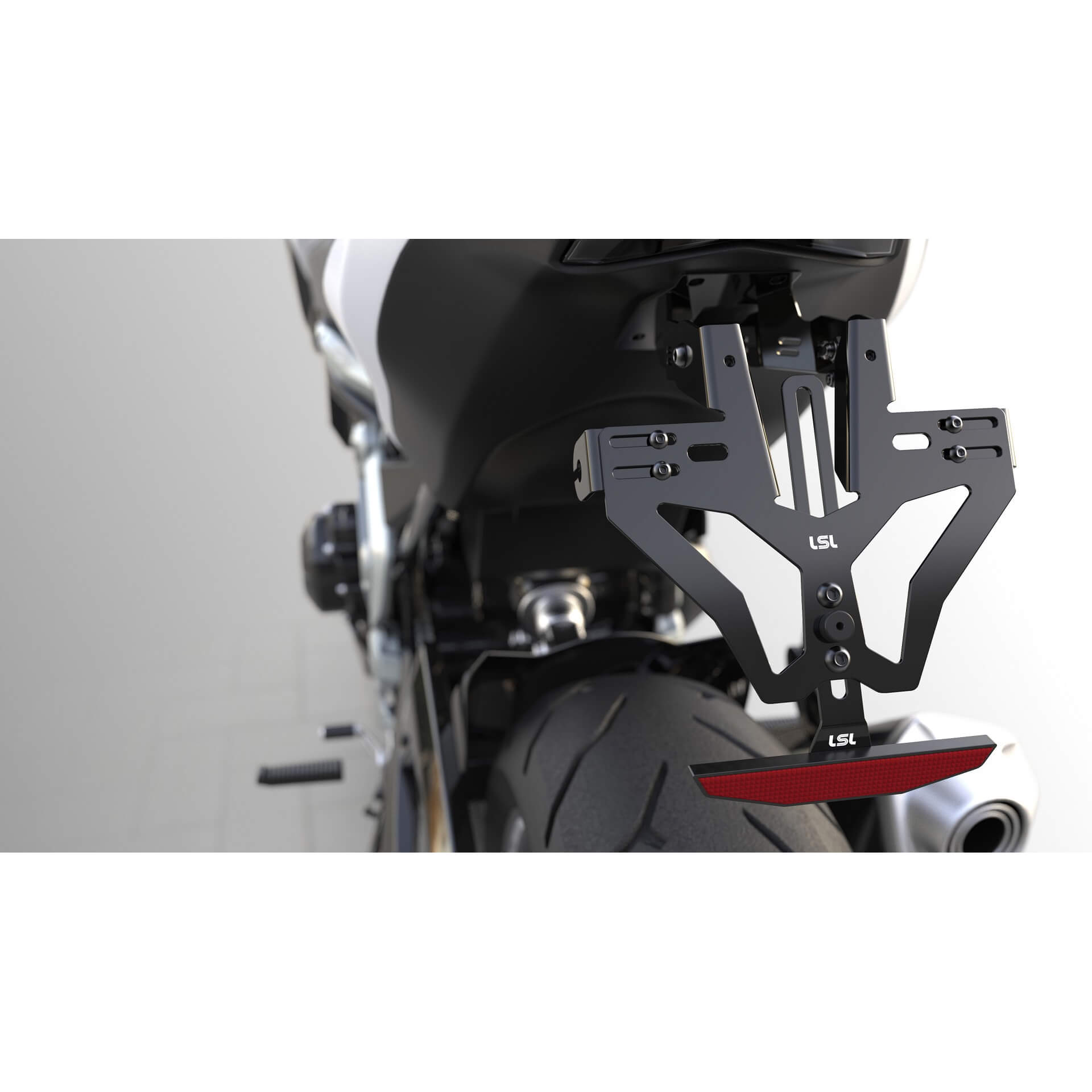 LSL MANTIS-RS for Ducati Hypermotard 950, 2019-2021, with license plate illumination