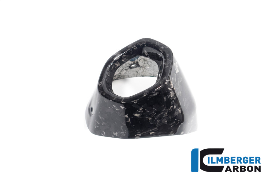 Ilmberger Carbon Exhaust Heat Shield rear, Black Diamond Carbon, glossy, BMW R1300GS 2023-