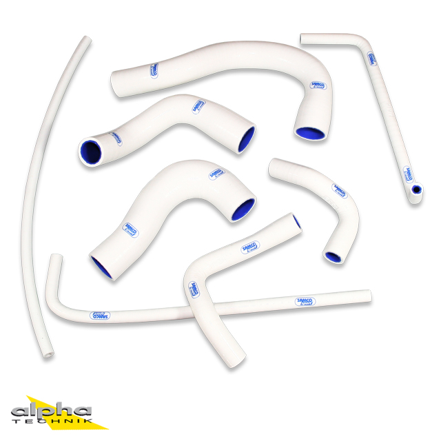 SAMCO SPORT Silicone Hose Kit white for Yamaha MT-09, MT-09 Tracer 2013-2016, Tracer 900 2016, XSR900 2016