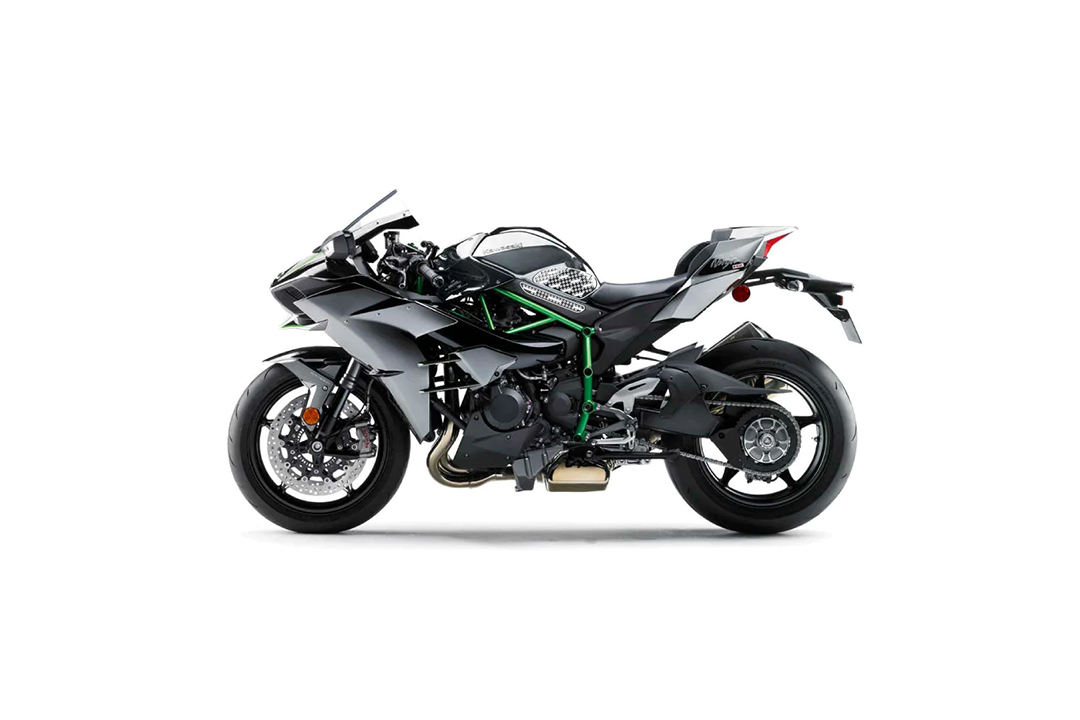 Stompgrip Traction Pads clear, for Kawasaki NinjaH2/R (2015-2020)