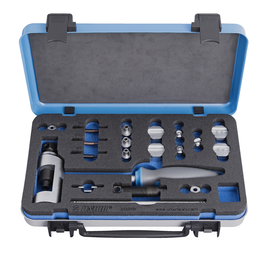 UNIOR chain riveting tool, press and rivetting tool for motorcycle