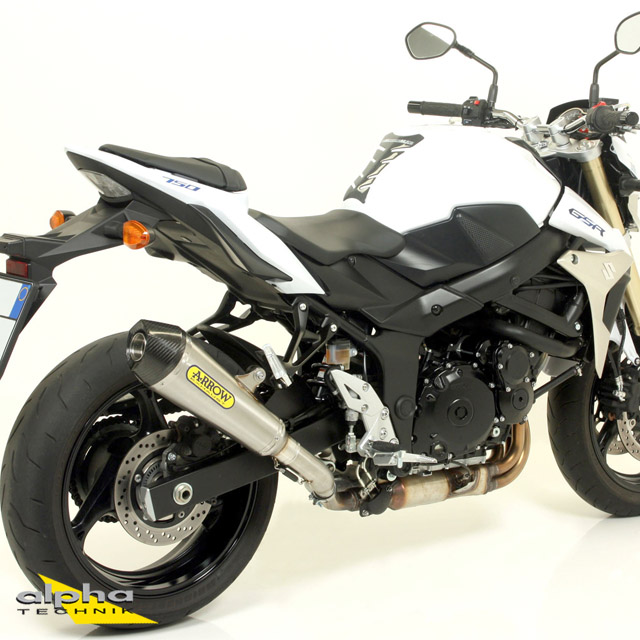 ARROW X-KONE Exhaust for Suzuki GSR750 / GSX-S750 2011-, Stainless Steel