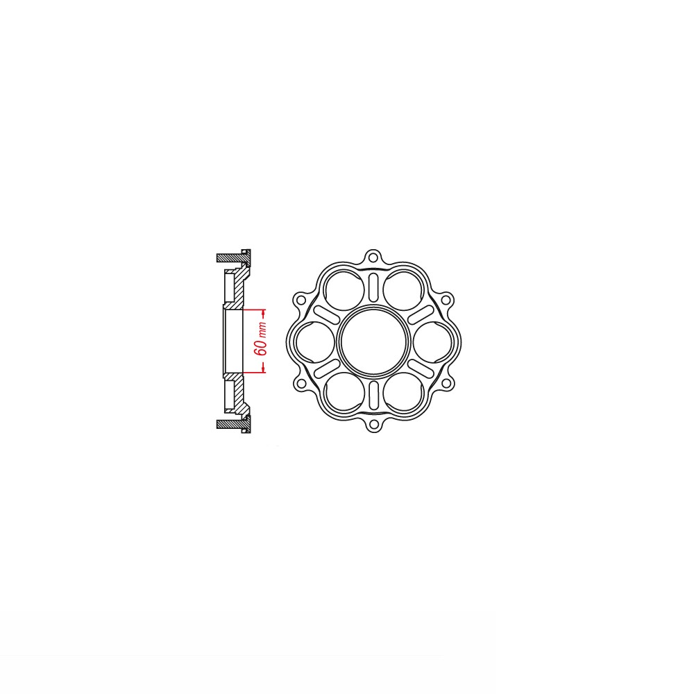 JTA770B rear sprocket Adapter