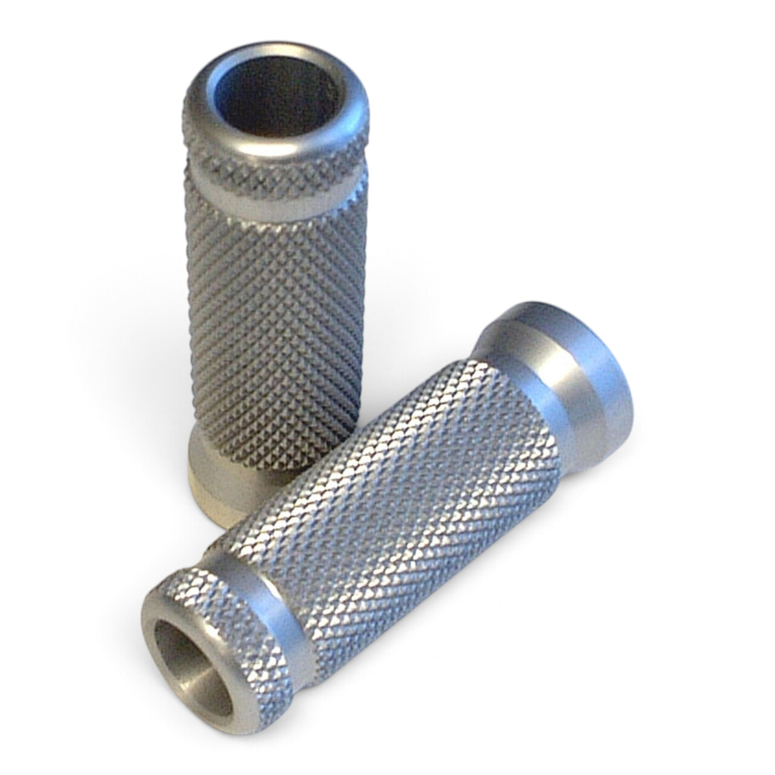 LSL Racing Footpegs, Replacement Footpegs, 72 mm Length, Silver