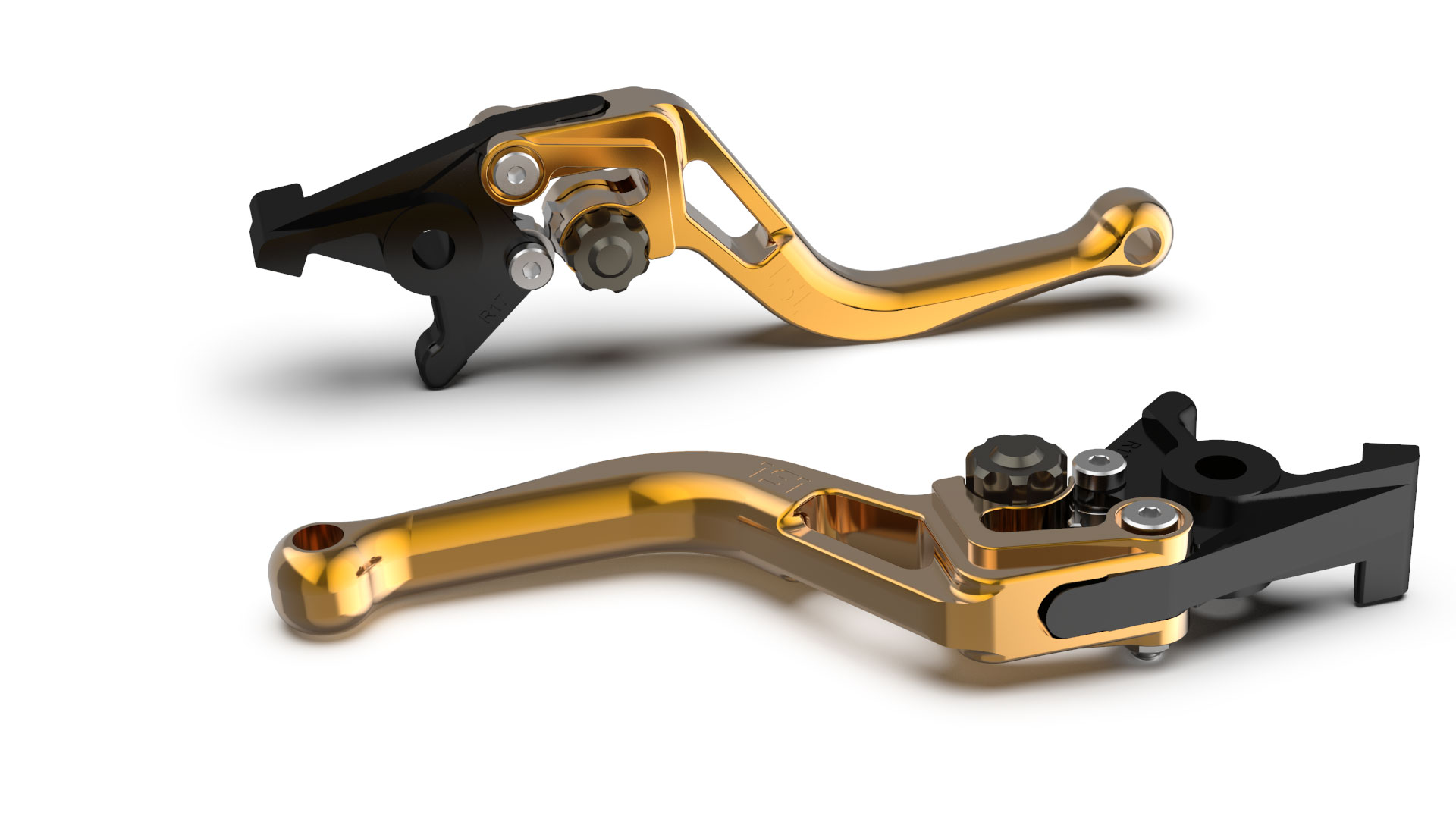 LSL BOW R82 Brake Lever, short, gold/anthracite