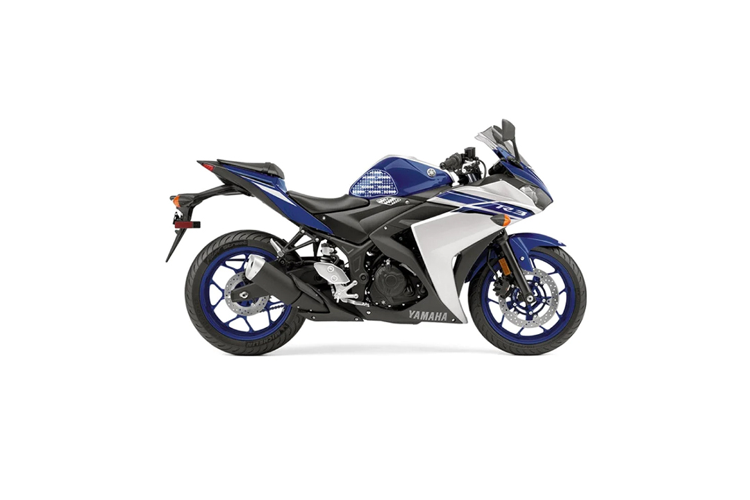 Stompgrip clear, Icon, for Yamaha YZF-R3, YZF-R25, 2015-2018