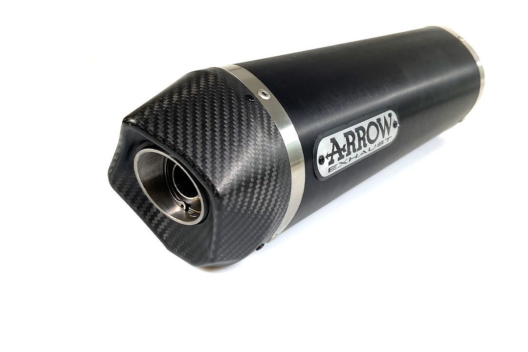 ARROW RACE TECH Exhaust for Yamaha T-Max 530 2017- and T-Max 560 2020- in black aluminium