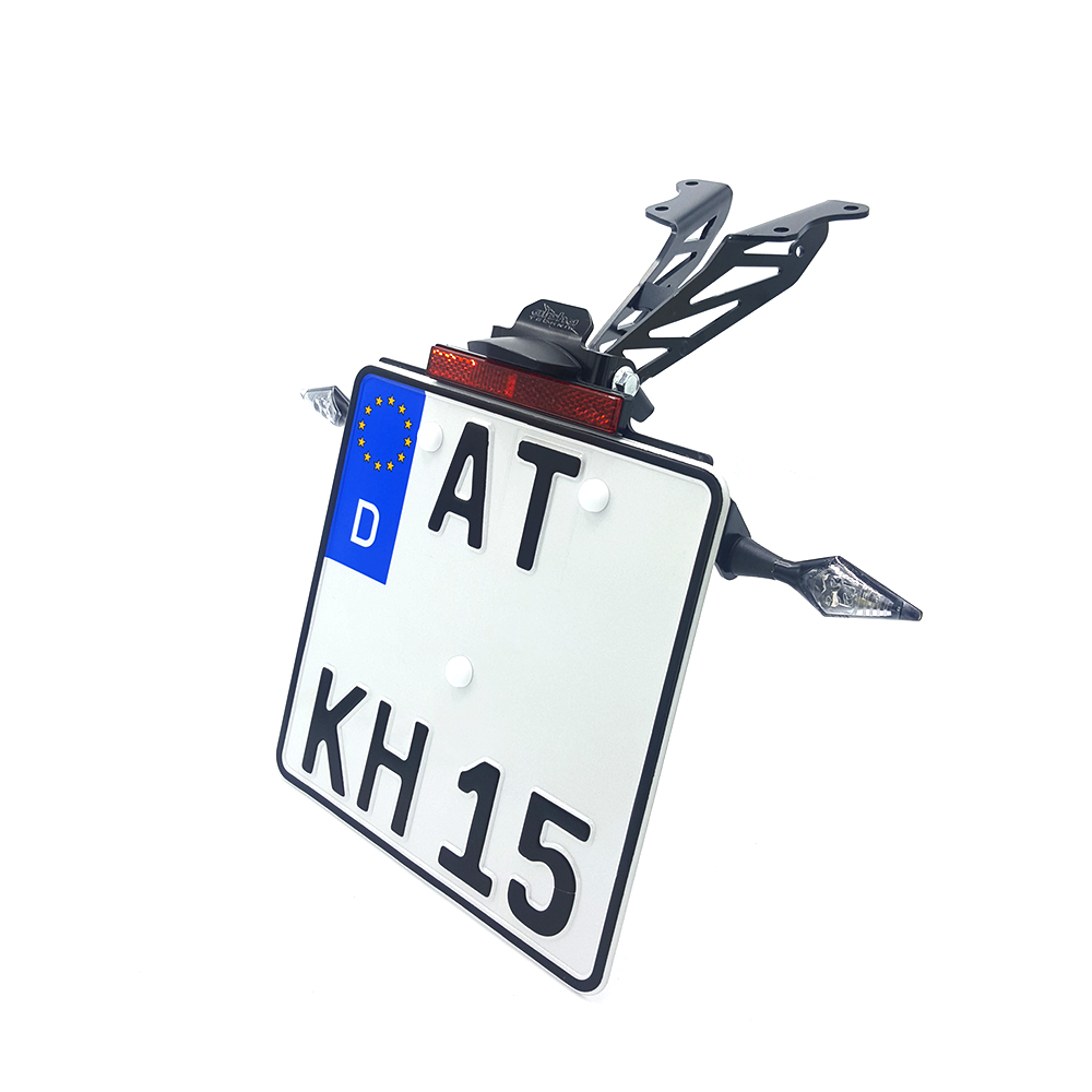 alpha Technik, Number Plate Holder for Yamaha Tracer 700; Type RM30, RM31; Model Year 2020-