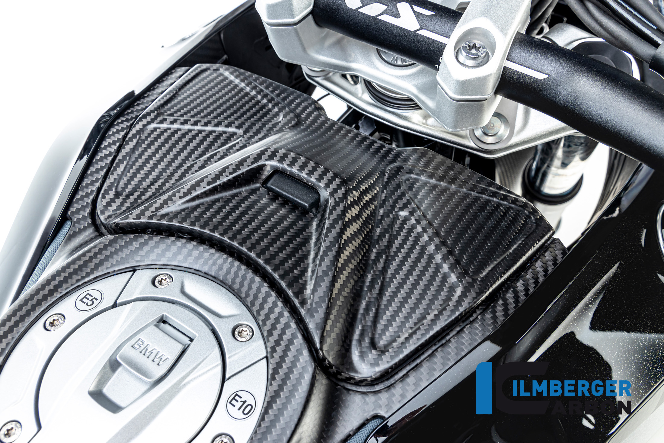 Ilmberger Carbon Upper fuel tank Cover Set, matte, BMW R1300GS 2023-