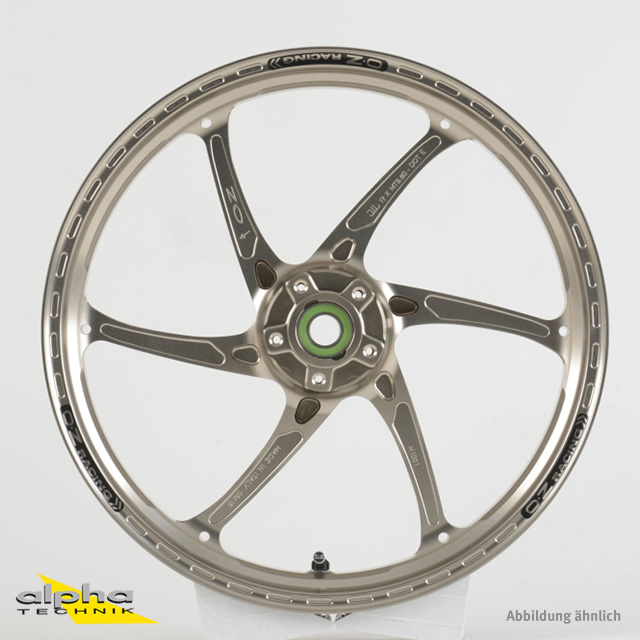 OZ Gass RS-A Aluminium Set in titanium colour for Ducati Monster 937 / plus / SP, 2021-2023