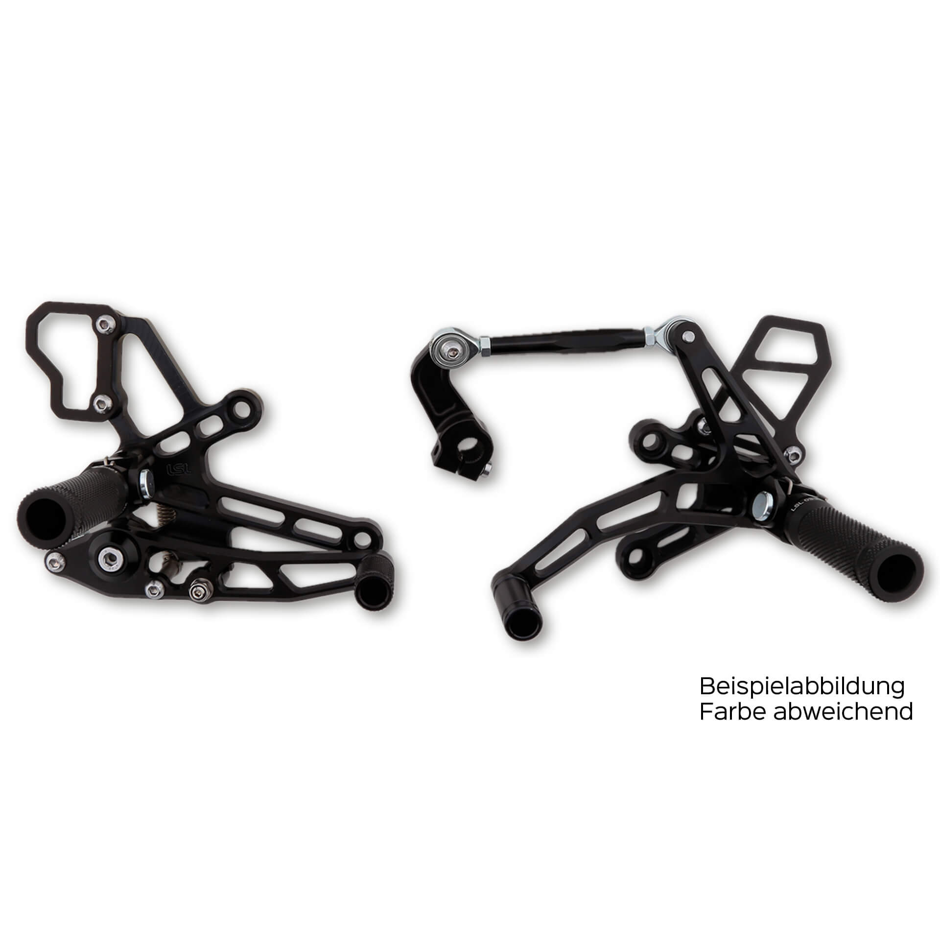 LSL Rearset for Moto Guzzi V9 Bobber/Roamer, 2016-, silver