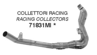 ARROW Racing Stainless Steel Exhaust Header for Suzuki GSX-S 1000 / GT / GX, 2025-