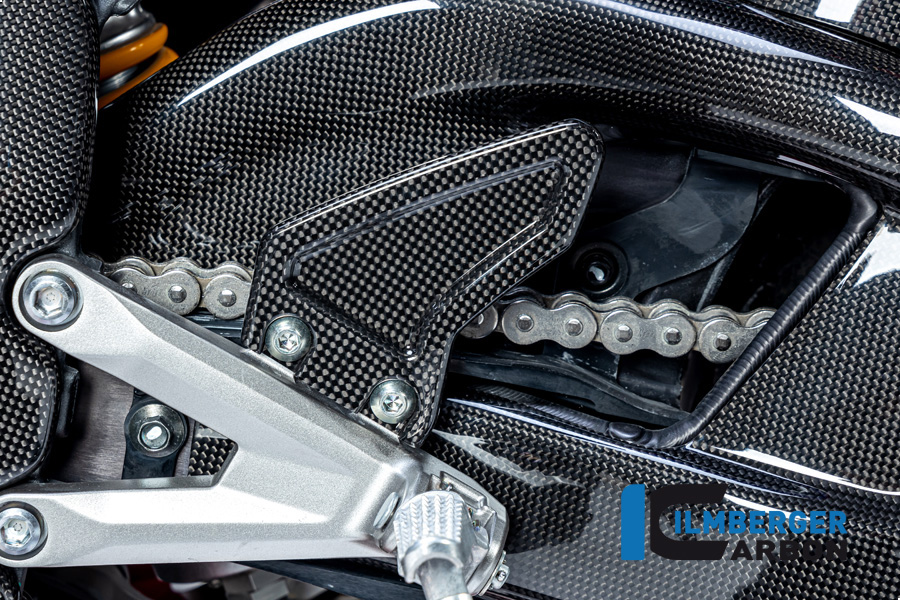 Ilmberger Carbon Heel Guard, Glossy, left side L/S Honda CBR1000RR-R/SP 2020-