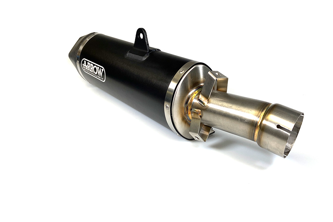 ARROW RACE TECH Exhaust for BMW R1200RT 2014-16 in Black Aluminium