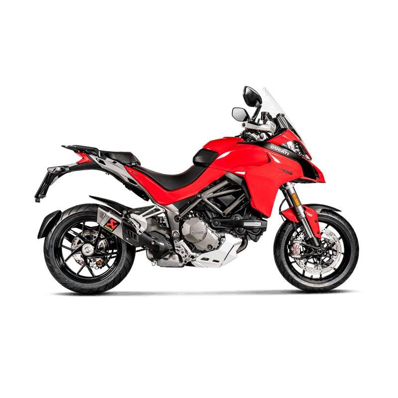 Akrapovic Slip-On Line (Titanium) for Ducati Multistrada 1200/1200S 2015-2017, Multistrada 1260/1260S 2018-2020