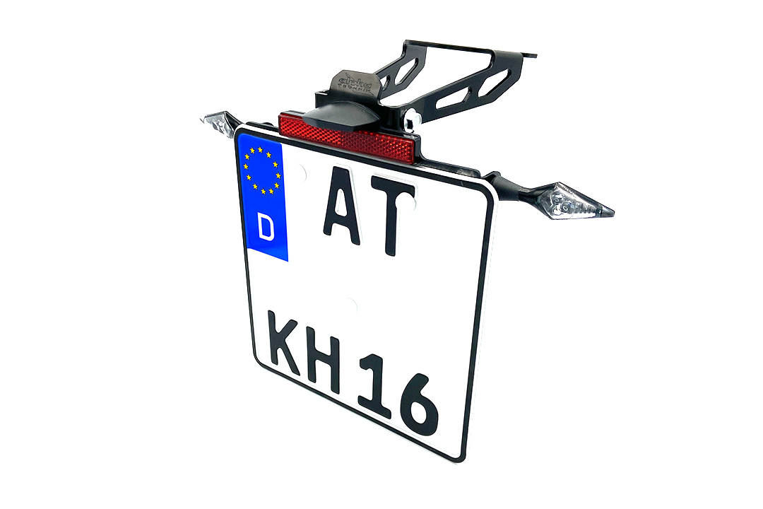 alpha Technik License Plate Holder for Kawasaki Ninja ZX-10R from model year 2022-