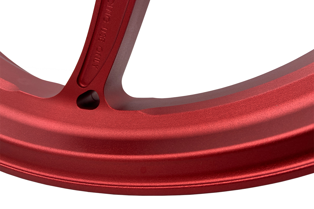 OZ Piega Conversion Kit 17" Aluminium Forged Wheels for Yamaha Tenere 700 from 2019 onwards matt red